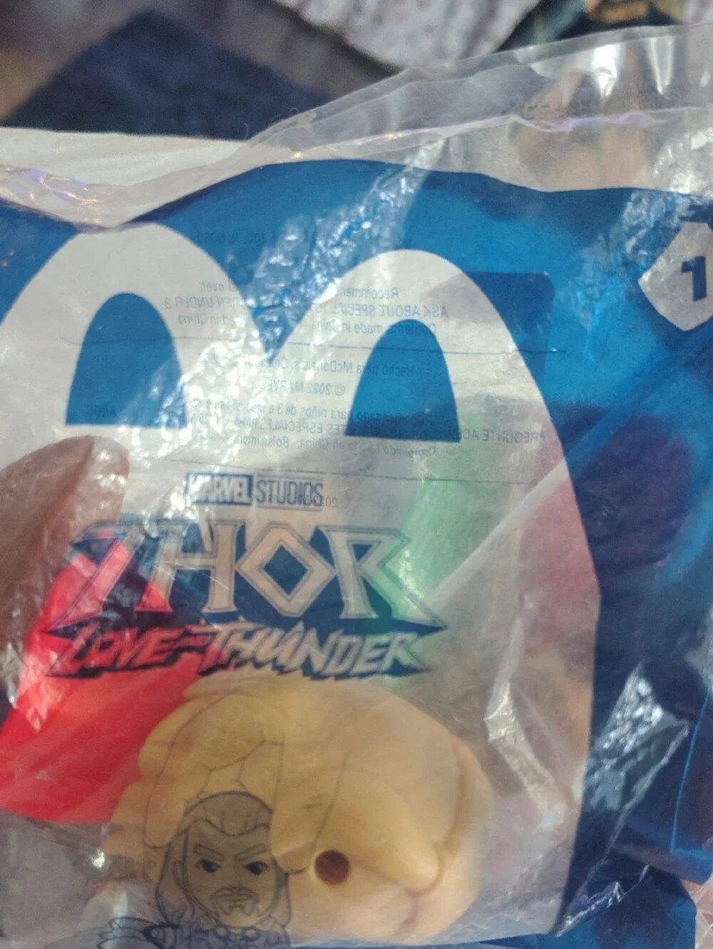 Thor Love And Thunder McDonald's 2022 Number 1 Sealed In Bag